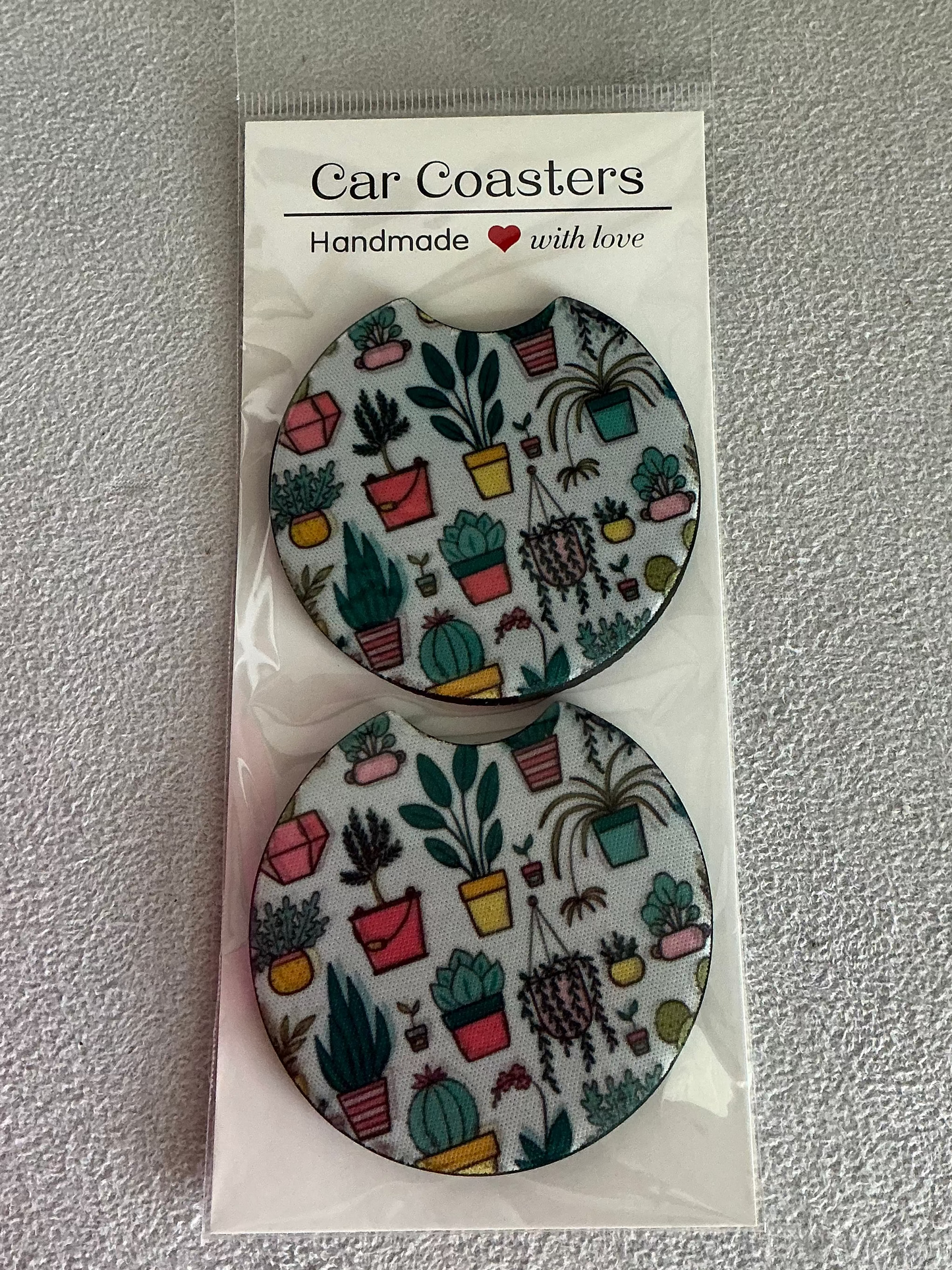 Plant Lover Car Coasters