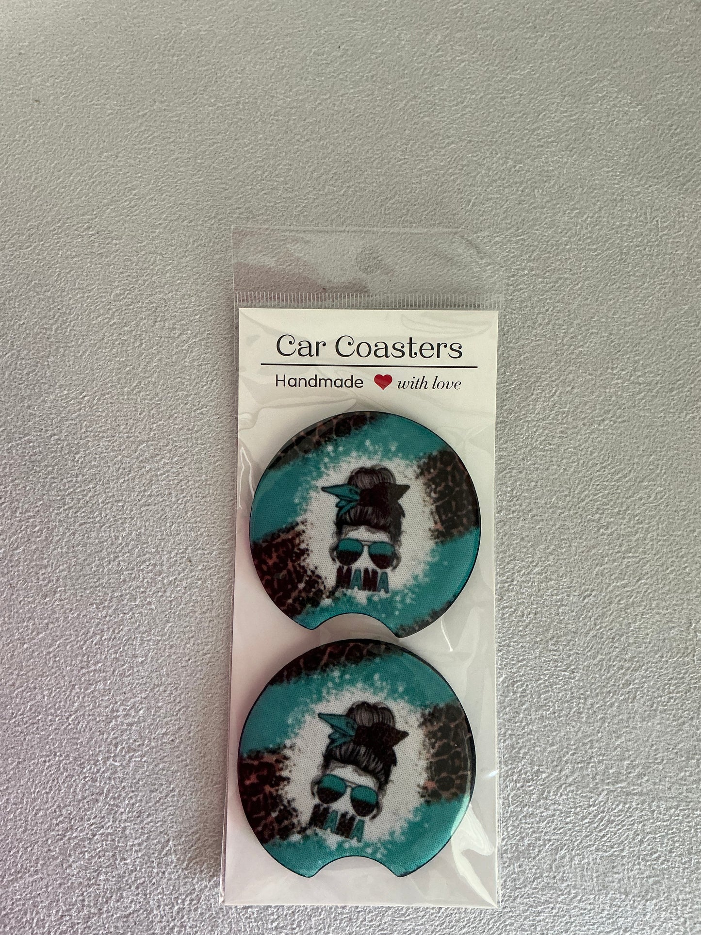 Mom Life -Car Coasters