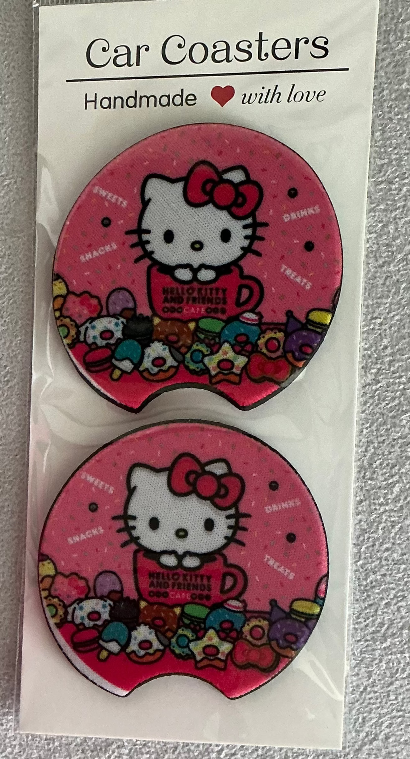 Hello Kitty Car Coasters