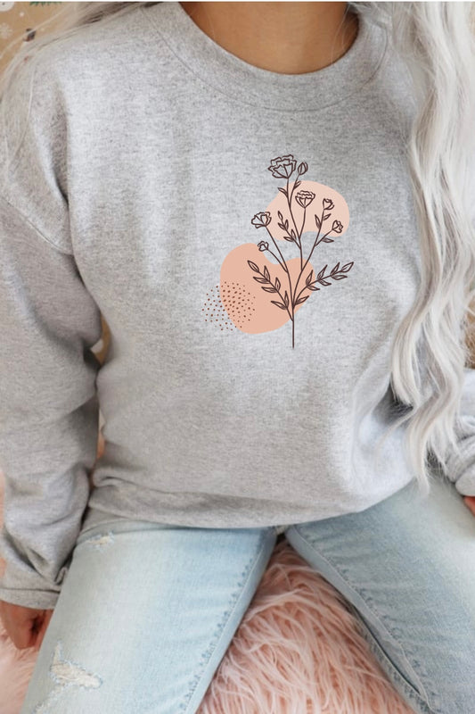 A flower in the sunset Sweatshirt