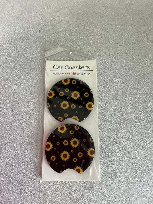 Sunflowers Car Coasters