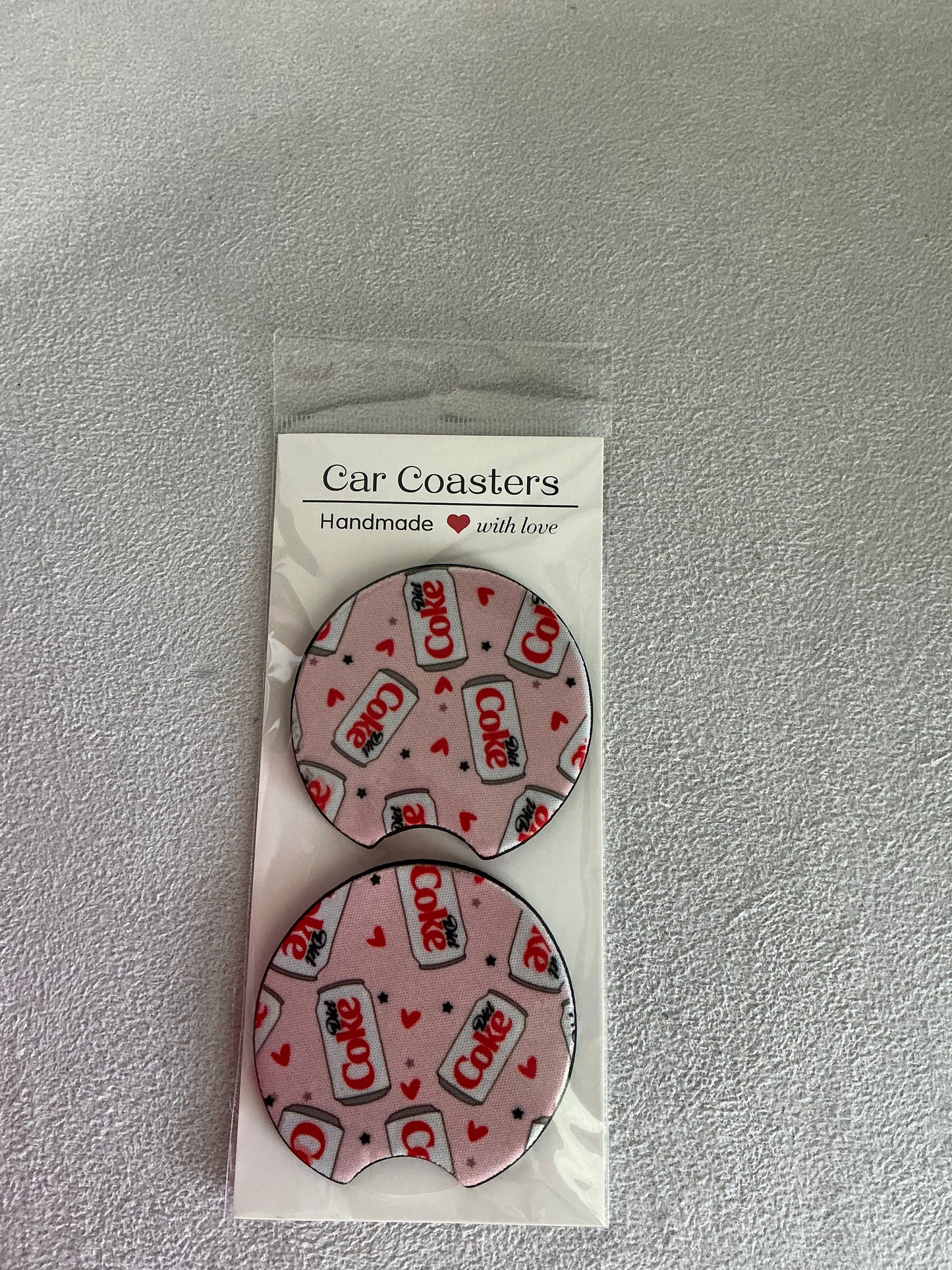 Pink Diet Coke - Car Coasters